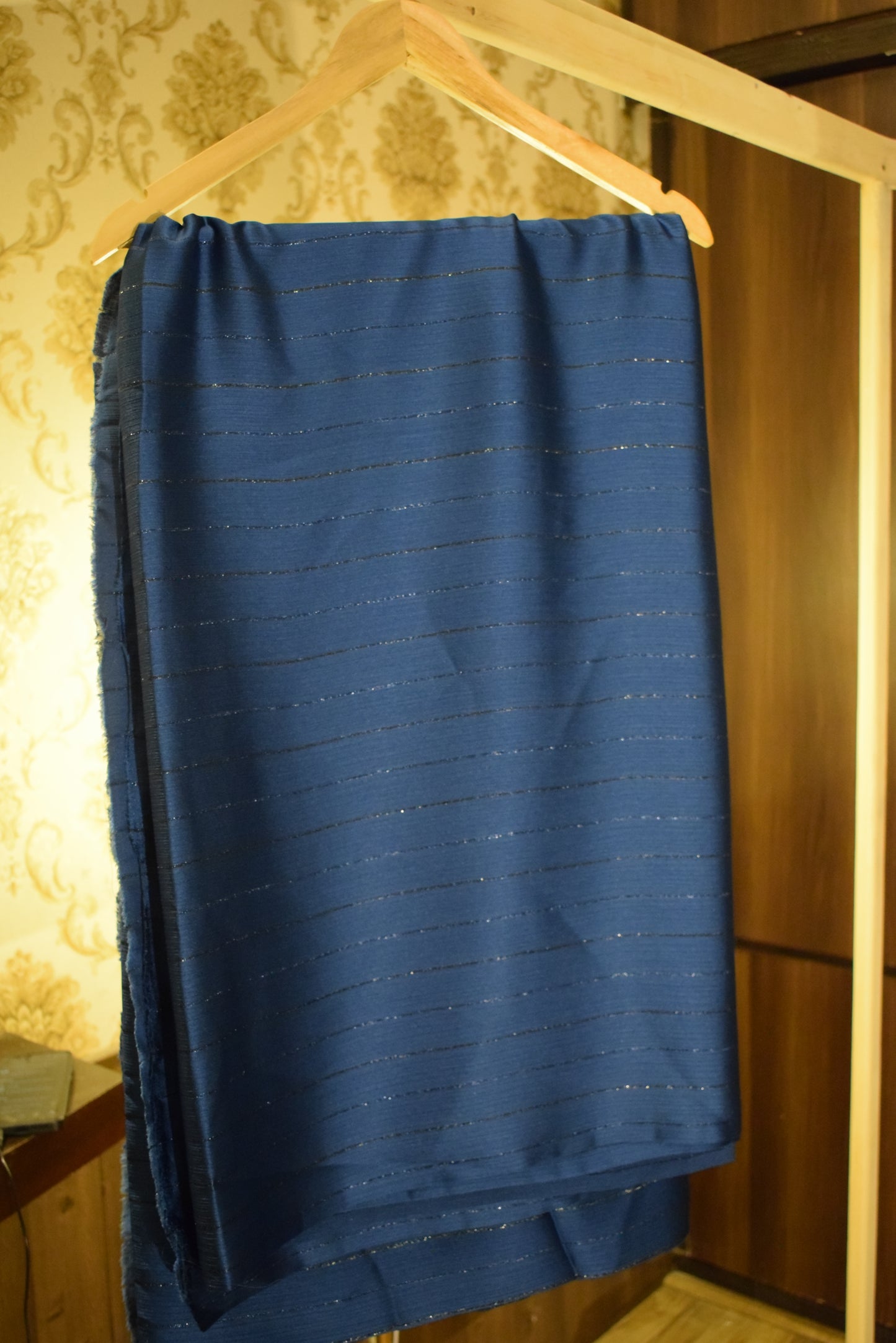 Unstitched Lurex Silk 2pc (Shirt/Trouser)