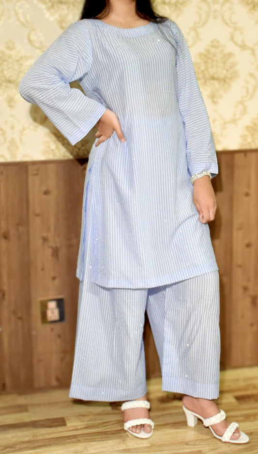 Unstitched Diamond Lawn Print 2 Piece (Shirt/Trouser)