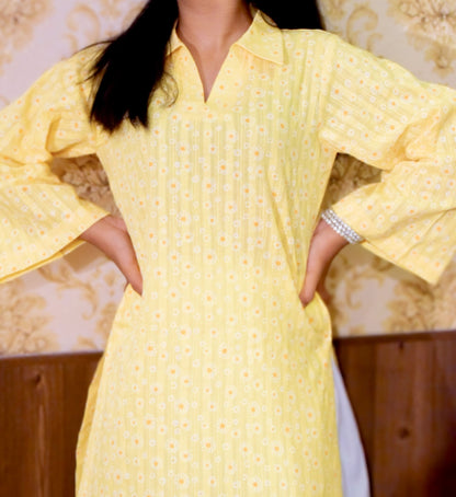 Unstitched Lawn Print 2 Piece (Shirt/Trouser)