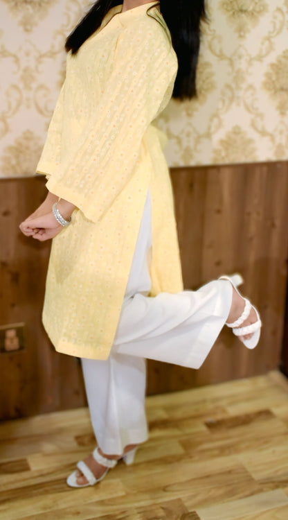 Unstitched Lawn Print 2 Piece (Shirt/Trouser)