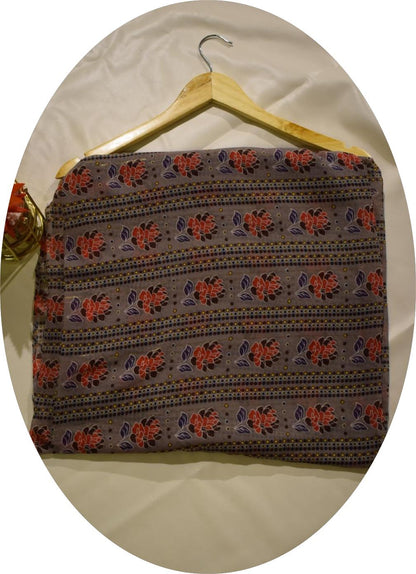 Unstitched lawn print 2 piece (Shirt/Trouser)