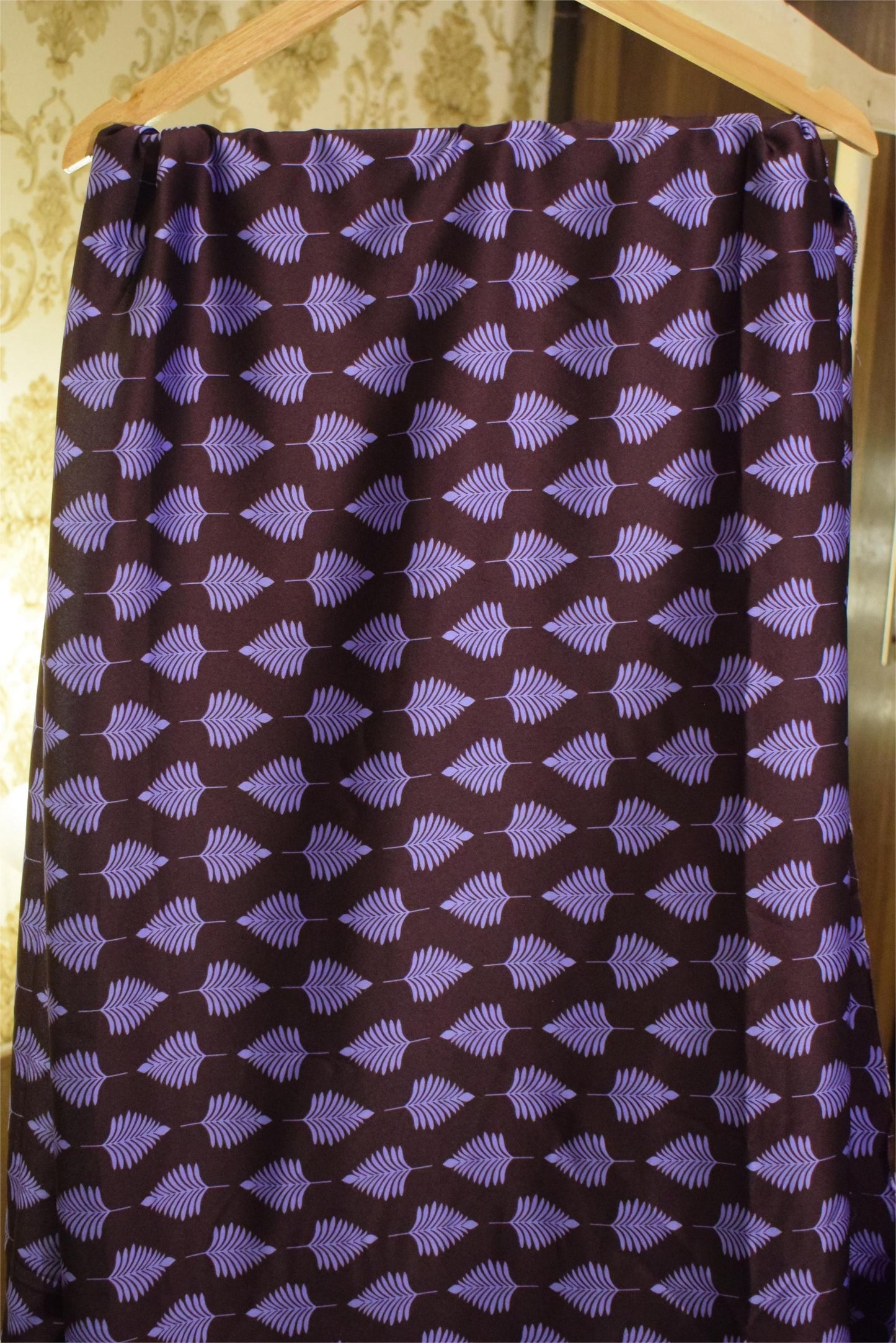 Unstitched Crepe Silk 2pc (Shirt/Trouser)