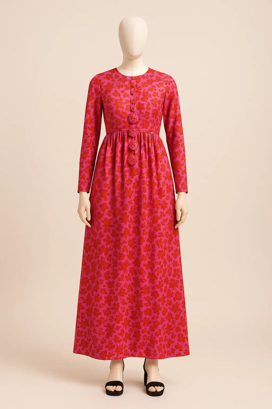 Unstitched Crepe Silk Jacquard 2pc (Shirt/Trouser)