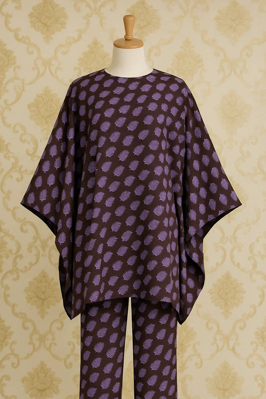 Unstitched Crepe Silk 2pc (Shirt/Trouser)
