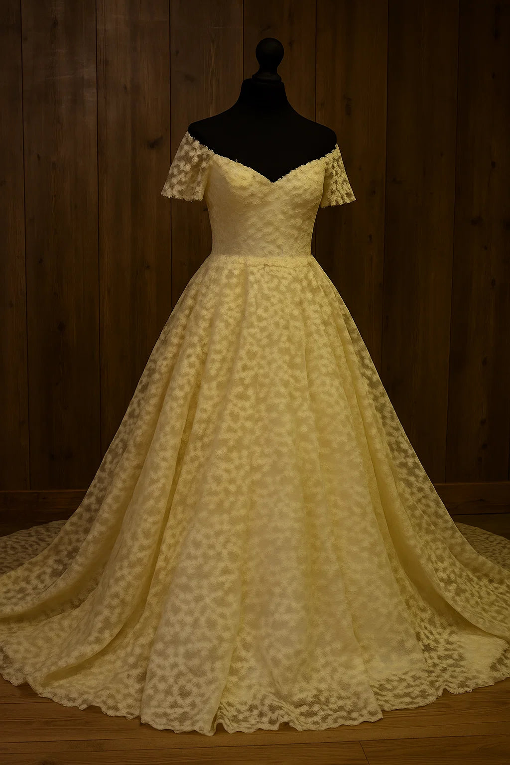 Unstitched Embroided Net Shirt