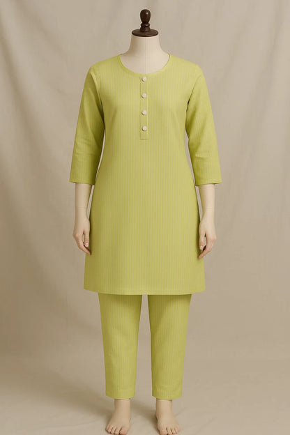 Unstitched Chambray Lawn 2 Piece (Shirt/Trouser)