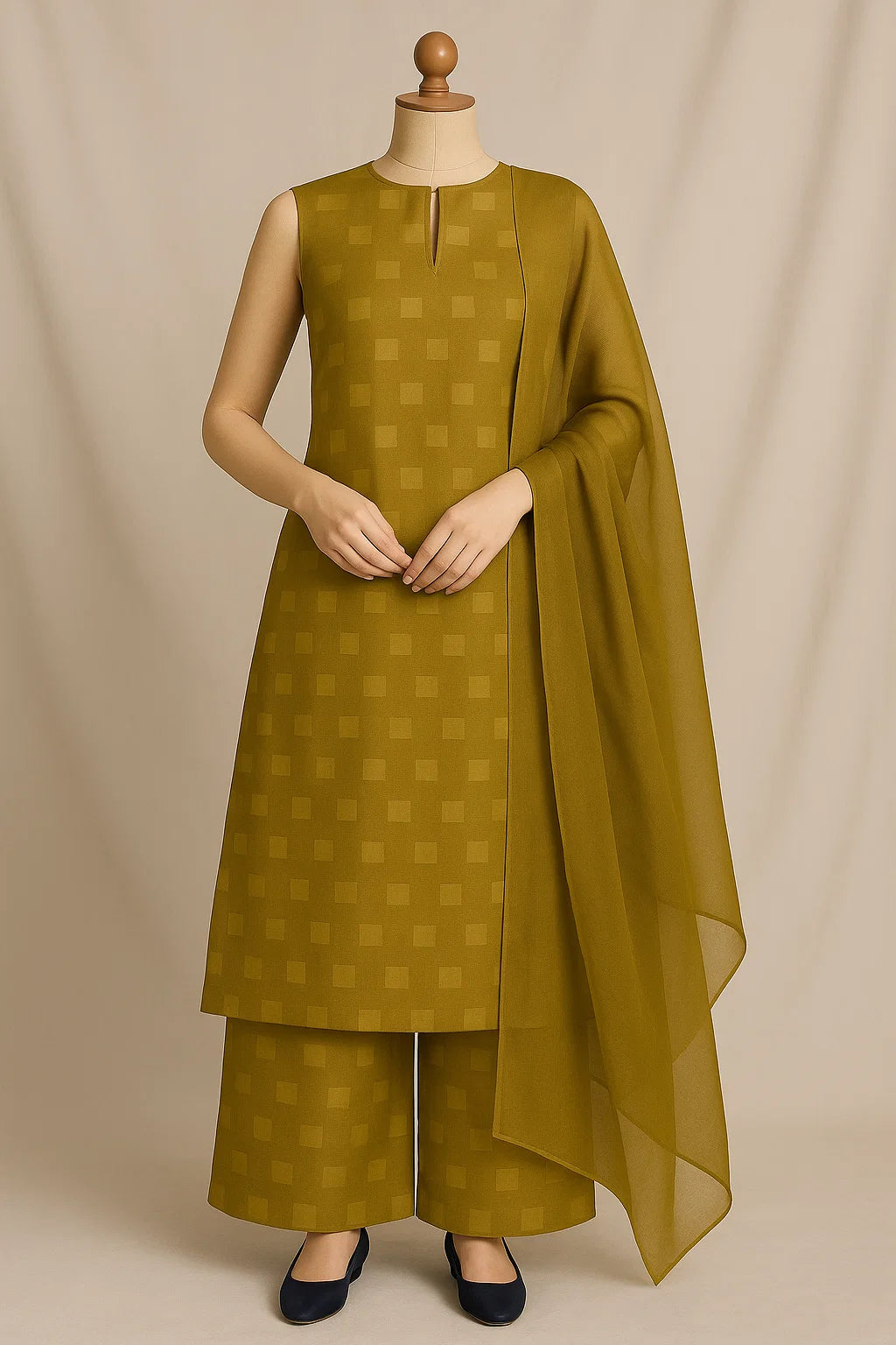 Unstitched 2pc Silk Jacquard (Shirt/Trouser)
