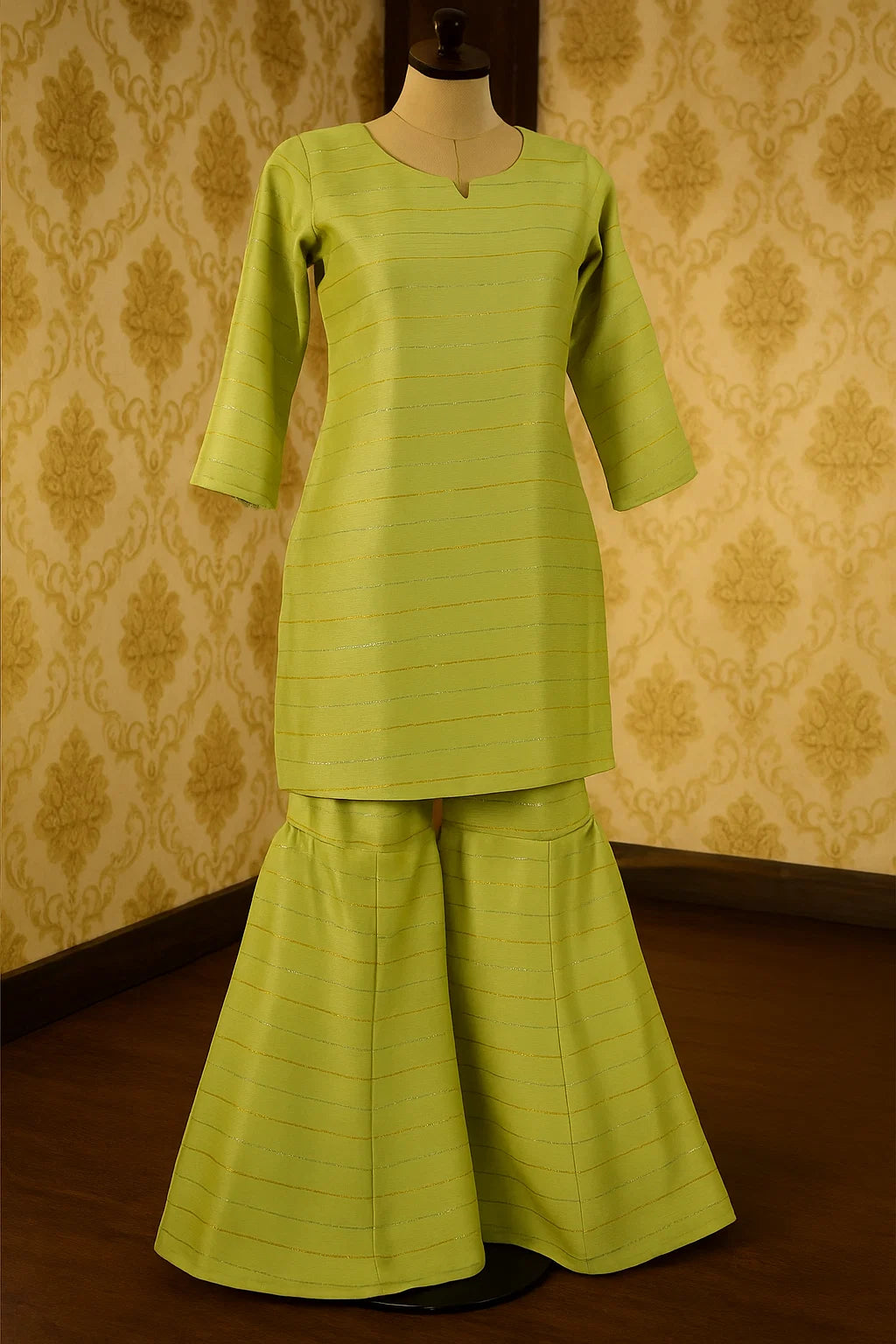 Unstitched Lurex Silk 2pc (Shirt/Trouser)