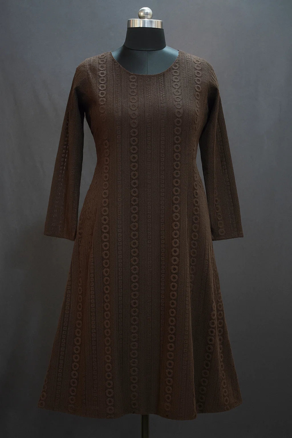 Unstitched Embroided Net Shirt