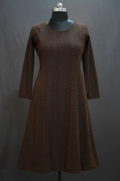 Unstitched Embroided Net Shirt