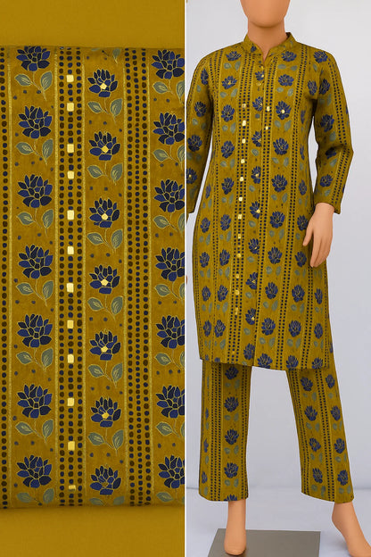 Unstitched lawn print 2 piece (Shirt/Trouser)