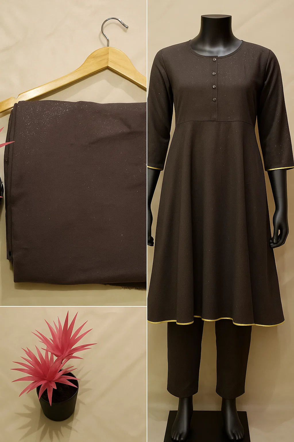 Unstitched Lawn Print 2 Piece (Shirt/Trouser)