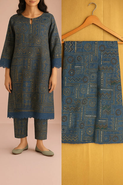 Unstitched 2pc Linen Shirt/Trouser