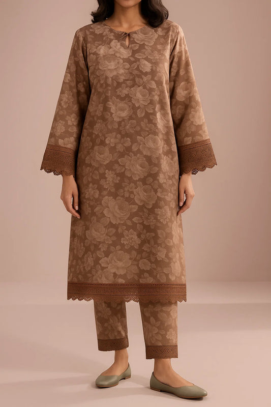 Unstitched 2Pc Linen Shirt/Trouser